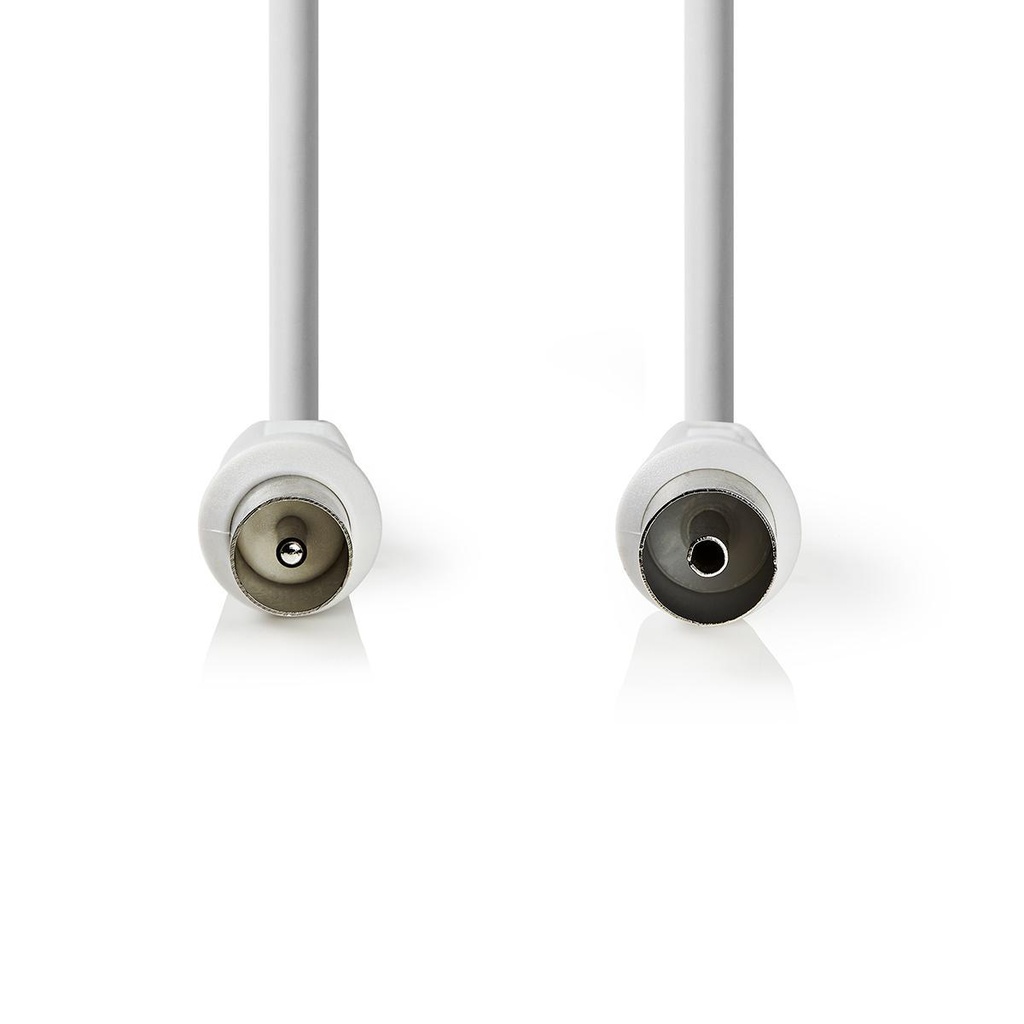 CAVO ANTENNA M/F IEC PLACCATO NICKEL  75 OHM  DOPPIO SCHERMO 90°  3.0M BN