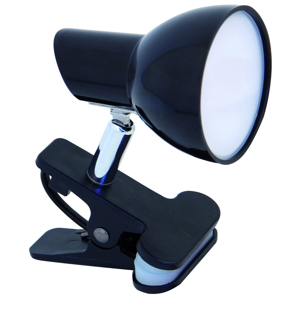 SPOT 24 LED CON CLIP, NERO, 360LM 5W VELAMP