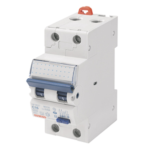 INTERRUTTORE GEWISS MAGNETOTERMICO DIFFERENZIALE COMPATTO - MDC 45 - 2P C 16A