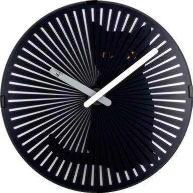 OROLOGIO PARETE ABS CON MOVIMENTO-GATTO LOWELL