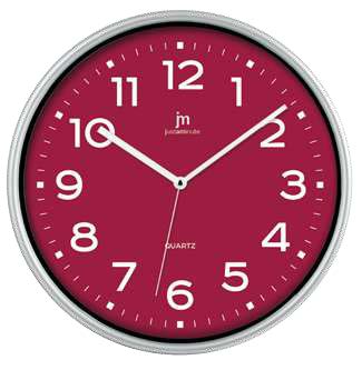 OROLOGIO BASIC PARETE ROTONDO ROSSO LOWELL **