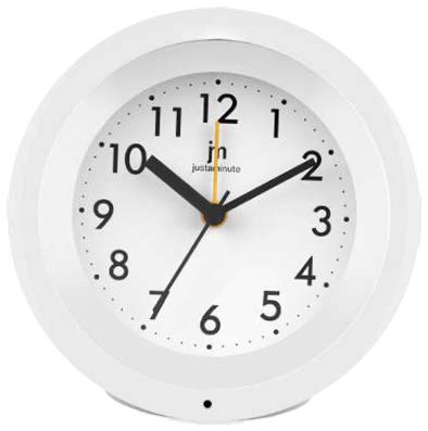 SVEGLIA Q.ZO MOVIMENTO CONTINUO NIGHT LIGHT BIANCO LOWELL