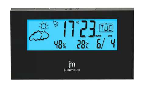 SVEGLIA DIGITALE C/SNOOZE TEMPERATURA CALENDARIO LOWELL