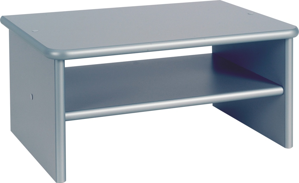 DOUBLE SUPPORTO IN LEGNO X TV CON DOPPIO SPAZIO X DVD O VCR NERO   OMB