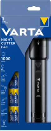 NIGHT CUTTER F40 (INCL.6AA) VARTA