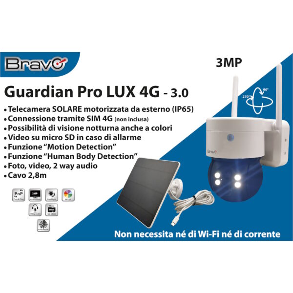 92902918 TELECAMERA GUARDIAN PRO LUX 4G-3.0 BRAVO