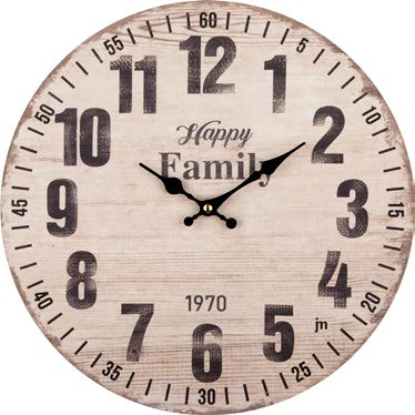 orologio da parete in mdf cm. 33 quadrante anticato