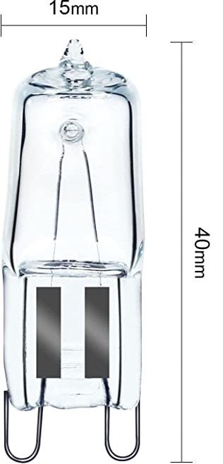 LAMPADA ALOGENA ARLUX G9 40W 230V PER FORNO 300°