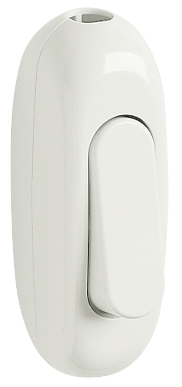 INTERRUTORE    VIMAR PASSANTE 1P 2 16A 250V TASTO A BILANCERE  BIANCO
