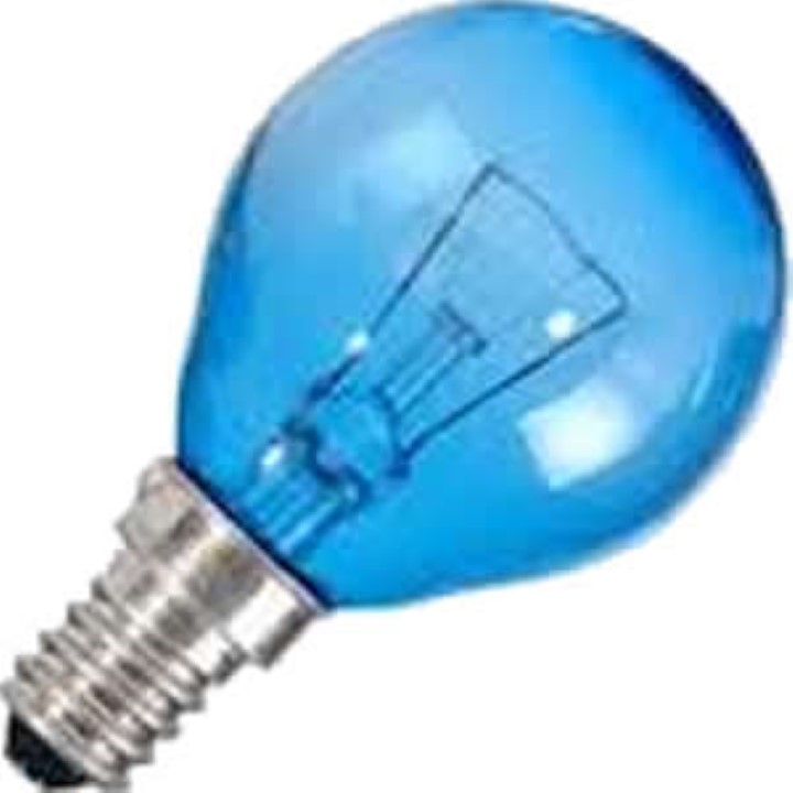 LAMPADA INCANDESCENZA PHILIPS SFERA SOLARE BLU 230V 40W E14 067098