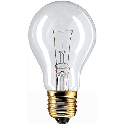 LAMPADA INCANDESCENZA LEUCI GOCCIA CHIARA 230V 200W E27