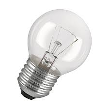 INCANDESCENZA SFERA CHIARA 25W E27 260V   GE