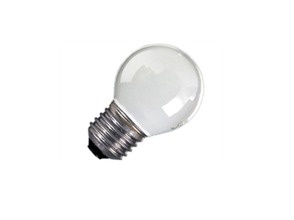 INCANDESCENZA SFERA SMERIGLIATA 25W E27 260V   GE