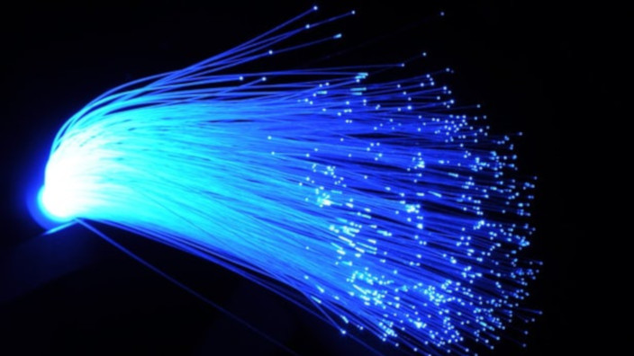 CIUFFI DI LUCE A FIBRE OTTICHE   BLU LJ