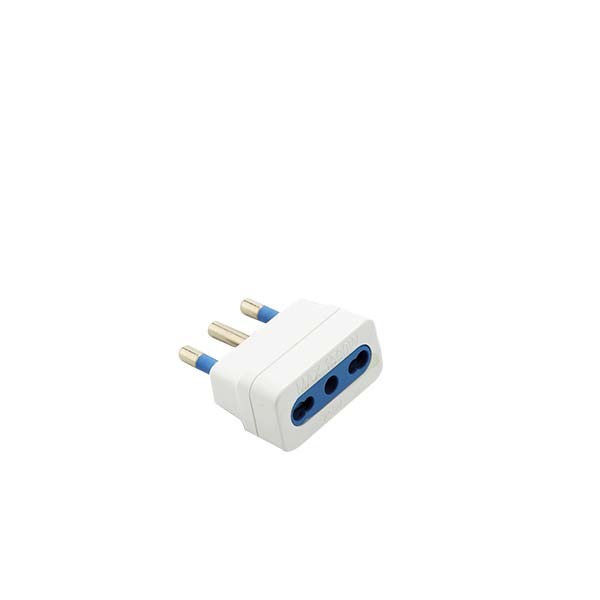 ADATTATORE CIVILE FAI 1 SPINA 2P+T 16A S17 PRESA BIPASSO 2P+T - P17/11 BIANCO
