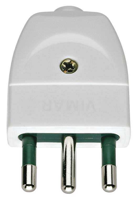 SPINA CIVILE VIMAR 2P+T16A S17 ASSIALE BIANCO