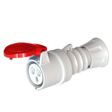 PRESA INDUSTRIALE GEWISS VOLANTE 3P+T 32A 380V IP44-IP54 ROSSA