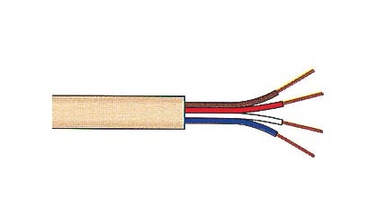 CAVO MATSUYAMA TELEFONICO PIATTINA  4P AVORIO  100MT. GA018