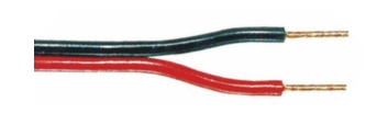 CAVO ELETTRICO NEDIS  PIATTINA  AUDIO 2X0.35 ROSSO/NERO 100MT