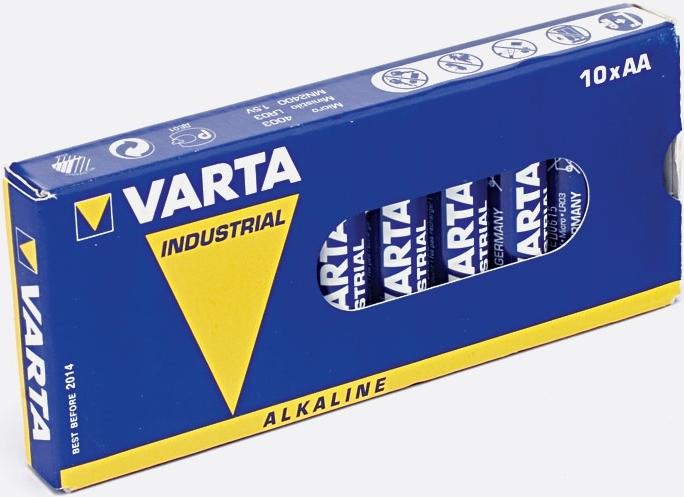 PILE VARTA ALKALINE  STILO AA INDUSTRIAL  BULK 10 PZ 4006