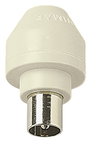 SPINA ANTENNA COASSIALE VIMAR TV AVORIO