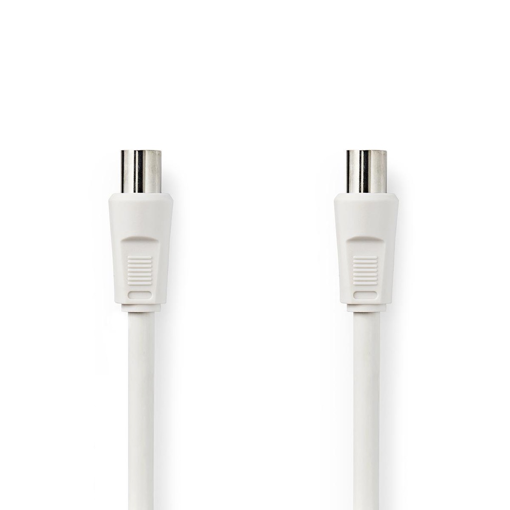 CAVO NEDIS COASSIALE ANTENNA DA SPINA TV A SPINA TV BIANCO - 1.5MT 