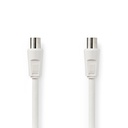 CAVO NEDIS COASSIALE ANTENNA DA SPINA TV A SPINA TV BIANCO - 1.5MT 