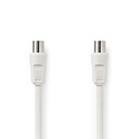 CAVO COASSIALE M/F 75OHM DOPPIO SCHERMO 3.00M TONDO BN PVC