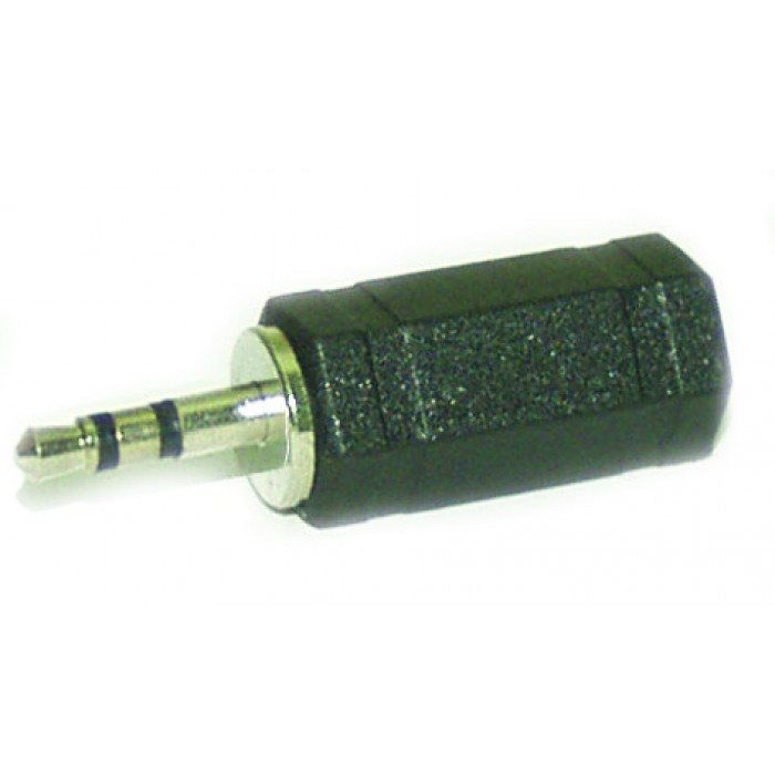 ADATTATORE AUDIO DA SPINA JACK 3.5 STEREO A PRESA JACK 2.5 STEREO ALPHA