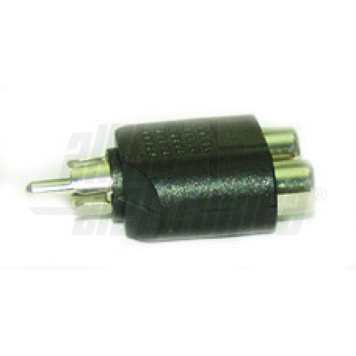 ADATTATORE DA SPINA PHONO RCA A 2 PRESE PHONO RCA ALPHA