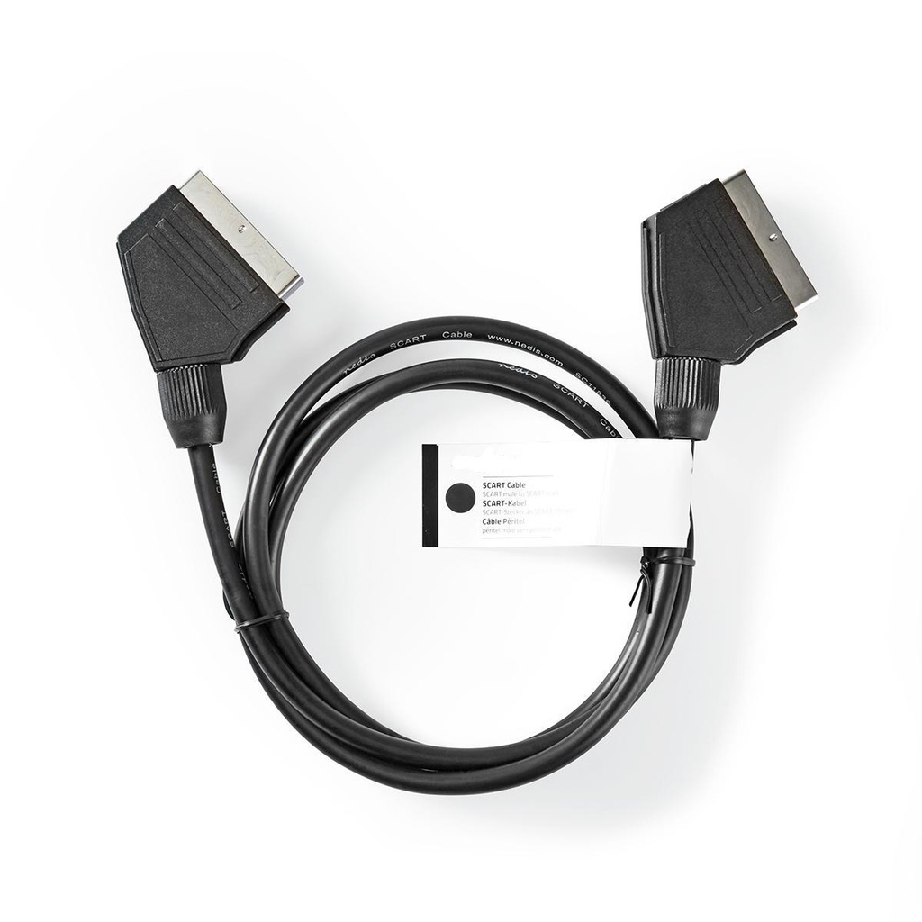 CAVO VIDEO MATSUYAMA  SCART -SCART  SPINA - SPINA  1.5M  NERO 1.5MT