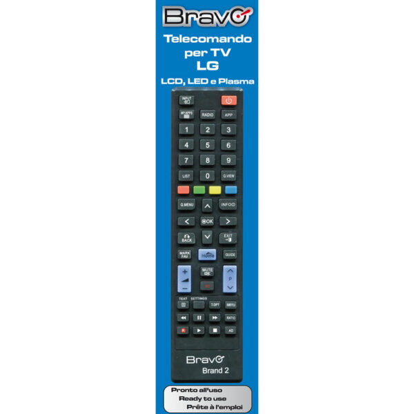 90202062 LG  TELECOMANDO UNIVERSALE  BRAVO