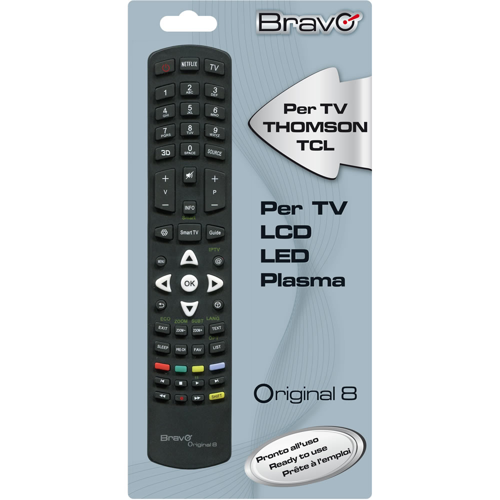 90202054  THOMSON TELECOMANDO UNIVERSALE ORIGINAL 8 BRAVO