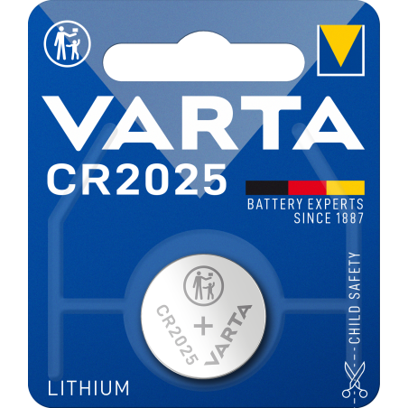 PILE VARTA SPECIALISTICHE 3V LITHIO BL. 1 6025/CR2025