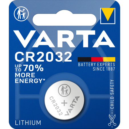 PILE VARTA SPECIALISTICHE 3V LITHIO BL. 1 6032/CR2032
