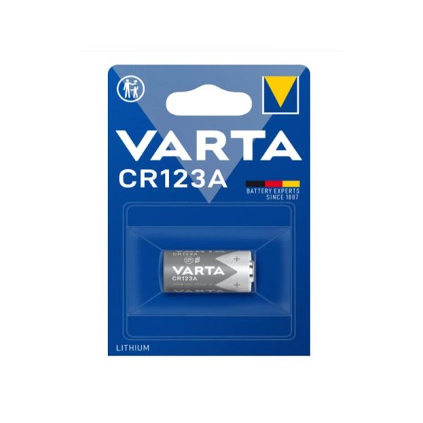 PILE VARTA SPECIALISTICHE 3V LITHIO BL. 1 6205/CR123A