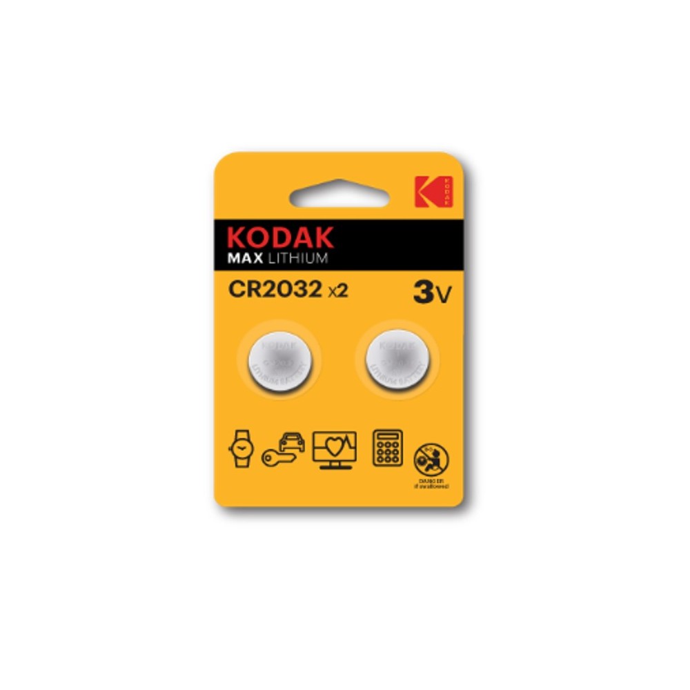 PILE KODAK SPECIALISTICHE 3V LITHIO BL. 2 K2032/CR2032