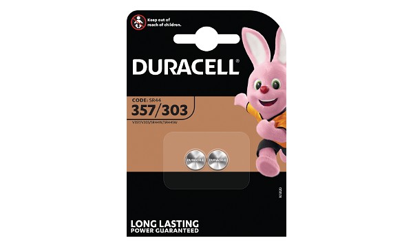 PILE DURACELL PER OROLOGIO SILVER OXIDE BL. 2  D357
