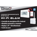 CRONOTERMOSTATO DIGITALE BRAVO MODELLO CRONOTERMOSTATO GLAM WI-FI PROGRAMMAZIONE GIORNALIERA E SETTIMANALE CONTROLLO ANCHE DA SMARTPHONE
