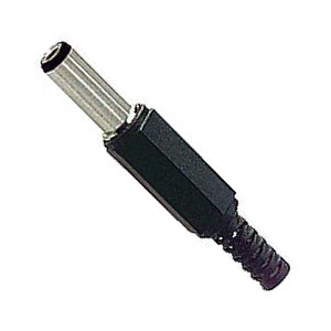 PRESA VOLANTE COAX DI ALIMENTAZIONE CON GUIDACAVO ESTERNO  5,5MM  INT.2,1MM