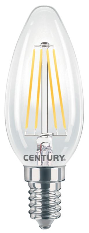 INCANTO LED CANDELA  4W E14 2700K 395LM CENTURY