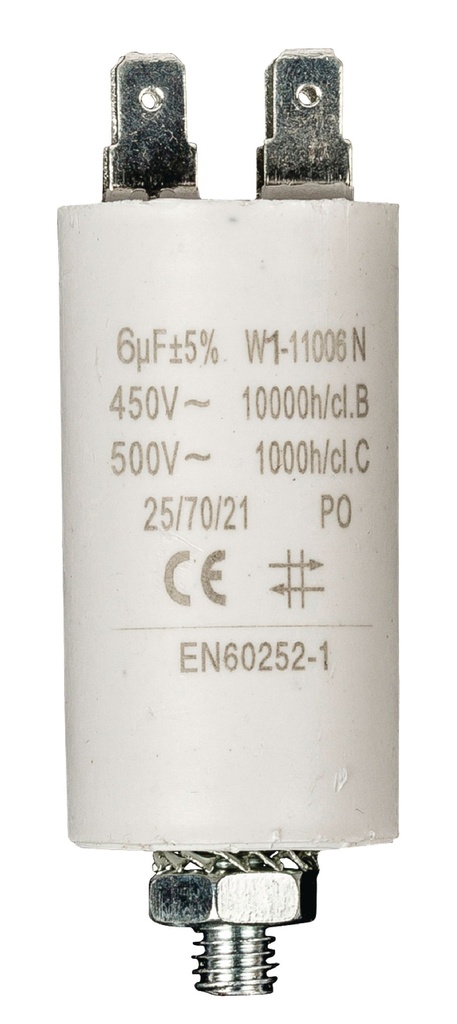 CONDENSATORE  MATSUYAMA INDUSTRIALE DI SPUNTO 400/450V 6UF