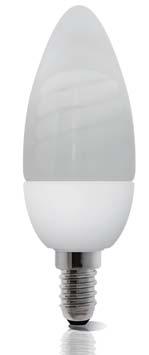 LAMPADA LED CENTURY OLIVA C37 3W 250Lm E14 2700K 20000H