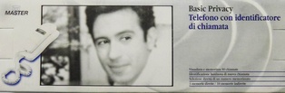 TELEFONO C/IDENTIFICATORE DI CHIAMATA MASTER ANTRACITE