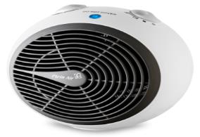 ATMOSPHERE TERMOVENTILATORE ELETTRICO 2000W BN C/GRIGLIA NERA PLEIN AIR