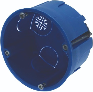 SCATOLA FAEG COMBINATA DA INCASSO ROTONDA PER CARTONGESSO Ø68 IP20