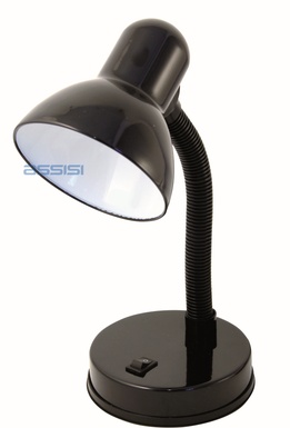 LAMPADA DA TAVOLO ORIENTABILE NERA MED