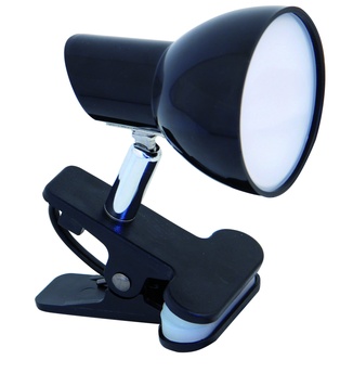 SPOT 24 LED CON CLIP, NERO, 360LM 5W VELAMP