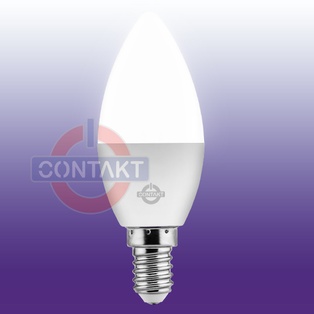 LAMPADA LED CONTAKT OLIVA C37 ALTA EFFICIENZA 6W 560LM E14 4000K 30000H
