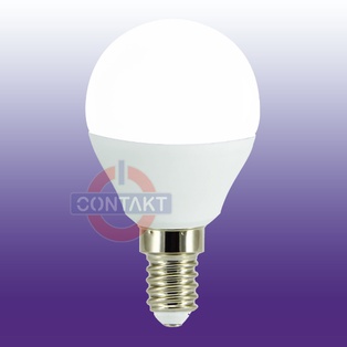 LAMPADA LED CONTAKT SFERA G45 ALTA EFFICIENZA 6W 560LM E14 4000K 30000H